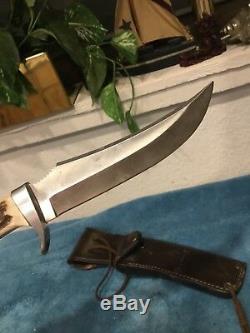 Vintage Puma Hunting Knife 6393 106/rc Rwt Germany Handmade Skinner Staghorn