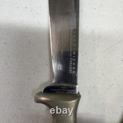 Vintage Puma Werk Jagdnicker Fixed Stag Knife With Sheath 3589 Germany