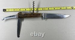 Vintage Puma Werk Solingen Made In Germany 3591 Hunting Knife Fixed & Folding