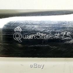 Vintage QUEEN STEEL # 75 USA fixed blade hunting knife Winterbottom stag RECON