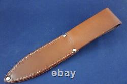 Vintage Queen Sawback Hunting Knife with Sheath