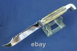 Vintage Queen Sawback Hunting Knife with Sheath