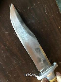 Vintage R. H. RUANA Bowie Knife 35B Butt Stamped