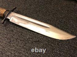 Vintage RARE Puma Solingen 6320 Scout Fixed Bowie Hunting Knife 8 Stag LOOK
