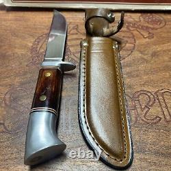 Vintage/RARE Western Cutlery W36 Fixed Blade Hunting Knife WithOriginal Sheath