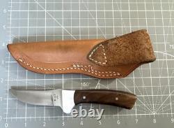 Vintage RIGID USA R-30'Alaskan' Hardwood Handle 7 Overall Hunter Knife Sheath
