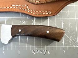 Vintage RIGID USA R-30'Alaskan' Hardwood Handle 7 Overall Hunter Knife Sheath