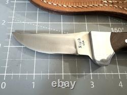 Vintage RIGID USA R-30'Alaskan' Hardwood Handle 7 Overall Hunter Knife Sheath