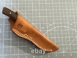 Vintage RIGID USA R-30'Alaskan' Hardwood Handle 7 Overall Hunter Knife Sheath