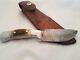 Vintage RUANA 28c skinner/hunting knife M stamped with original leather sheath