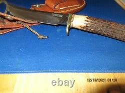 Vintage Randall Knife MODEL #4 With 6 Inch Blade Stag Scales