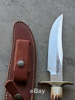 Vintage Randall Stag Hunting Knife 12. 6 pristine blade never used never sharpen