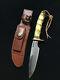 Vintage Randall knife with Sheath Early Pinned Stag Finger Grooves