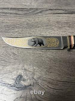 Vintage Rare JA Henckels Tang Stamp Blade Stag Knife Germany MINT