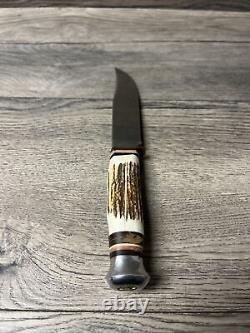 Vintage Rare JA Henckels Tang Stamp Blade Stag Knife Germany MINT