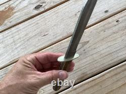 Vintage Rare Joseph Elliot And Sons Hunting Fighting Knife C + C Maltese Cross