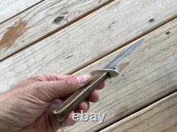 Vintage Rare Joseph Elliot And Sons Hunting Fighting Knife C + C Maltese Cross