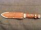 Vintage Rare Romo Throwing Fighting Knife Solingen Germany Leather Sheath 10