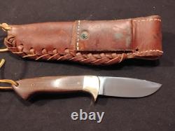 Vintage Ray Sanderson Custom Hunterfixed blade knife
