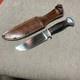 Vintage Remington Pal RH 34, Excellent, Unused, Stacked Leather, Orig Sheath