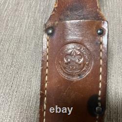 Vintage Remington Pal RH 34, Excellent, Unused, Stacked Leather, Orig Sheath
