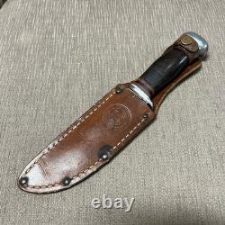 Vintage Remington Pal RH 34, Excellent, Unused, Stacked Leather, Orig Sheath