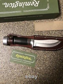 Vintage Remington RH50 Fixed Blade Hunting Knife. Never Used. Original Packaging