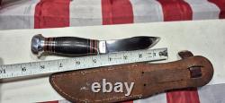 Vintage Remington UMC RH32 Fixed Blade Knife with UMC Original Sheath