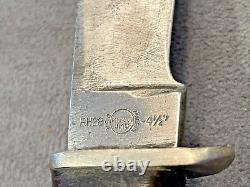 Vintage Remington UMC Rh 28 Fixed blade knife with sheath-200.24