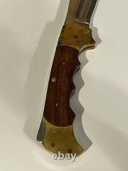 Vintage Rigid Apache R 9 knife with sheath Lock back