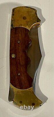 Vintage Rigid Apache R 9 knife with sheath Lock back