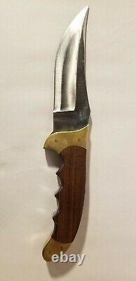Vintage Rigid Hunting Knife fixed blade sidewinder