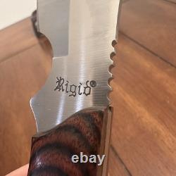 Vintage Rigid Knife RG-69 with Original Leather Sheath Stunning