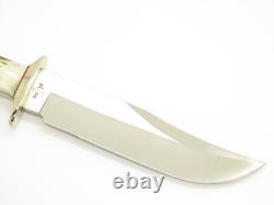 Vintage Rigid RG46 Tak Fukuta Seki Japan Stag Fixed Bowie Hunting Knife (Lot 8)