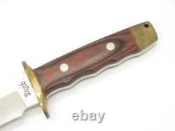 Vintage Rigid RG46 Tak Fukuta Seki Japan Wood Fixed Bowie Hunting Knife (Blem)