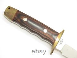 Vintage Rigid RG46 Tak Fukuta Seki Japan Wood Fixed Bowie Hunting Knife (Blem)
