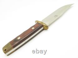 Vintage Rigid RG46 Tak Fukuta Seki Japan Wood Fixed Bowie Hunting Knife (Blem)