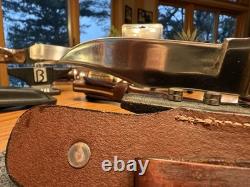 Vintage Rigid USA Fixed Blade Knife Leather Sheath Made in the America