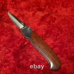 Vintage Rigid knife Seki Japan MIB lock folding dagger Al mar Gents hunter dad