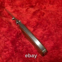 Vintage Rigid knife Seki Japan MIB lock folding dagger Al mar Gents hunter dad