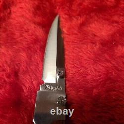 Vintage Rigid knife Seki Japan MIB lock folding dagger Al mar Gents hunter dad