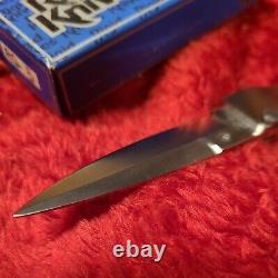 Vintage Rigid knife Seki Japan MIB lock folding dagger Al mar Gents hunter dad