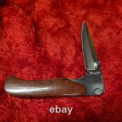 Vintage Rigid knife Seki Japan MIB lock folding dagger Al mar Gents hunter dad