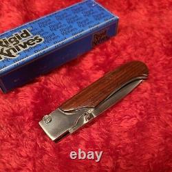 Vintage Rigid knife Seki Japan MIB lock folding dagger Al mar Gents hunter dad