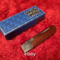 Vintage Rigid knife Seki Japan MIB lock folding dagger Al mar Gents hunter dad