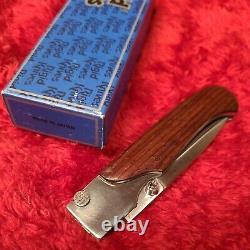 Vintage Rigid knife Seki Japan MIB lock folding dagger Al mar Gents hunter dad