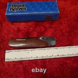 Vintage Rigid knife Seki Japan MIB lock folding dagger Al mar Gents hunter dad