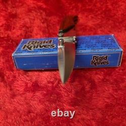 Vintage Rigid knife Seki Japan MIB lock folding dagger Al mar Gents hunter dad