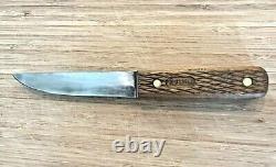 Vintage Russell 5 Carbon Steel Blade 35-317 Sportsman / Hunting Knife USA VGC