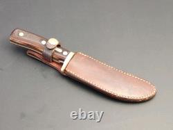 Vintage SCHRADE-WALDEN Model 165 OLD TIMER Knife with sheath. Made in USA